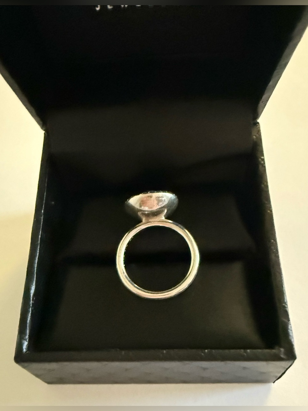 Size 8 - Pandora Sterling Silver Brilliant Legacy Ring w/Pink Zirconia Gemstone. - Picture 6 of 8